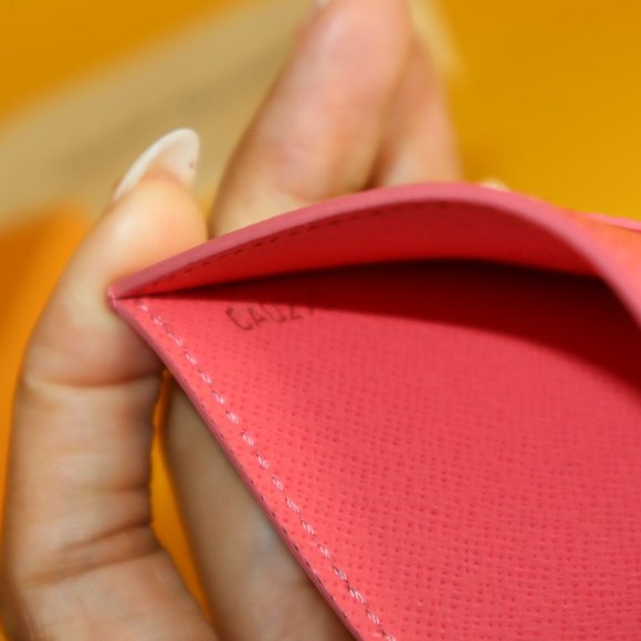 Louis Vuitton Damier Azur Daily Card Holder Rose Ballerine - Picture 7 of 8